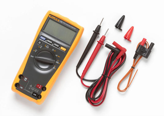 Example of a multimeter. (Photo courtesy of Fluke)