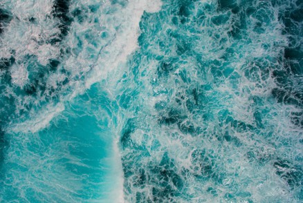 Crashing waves