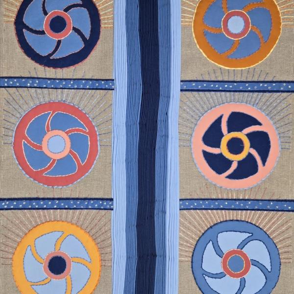 Center panel of art