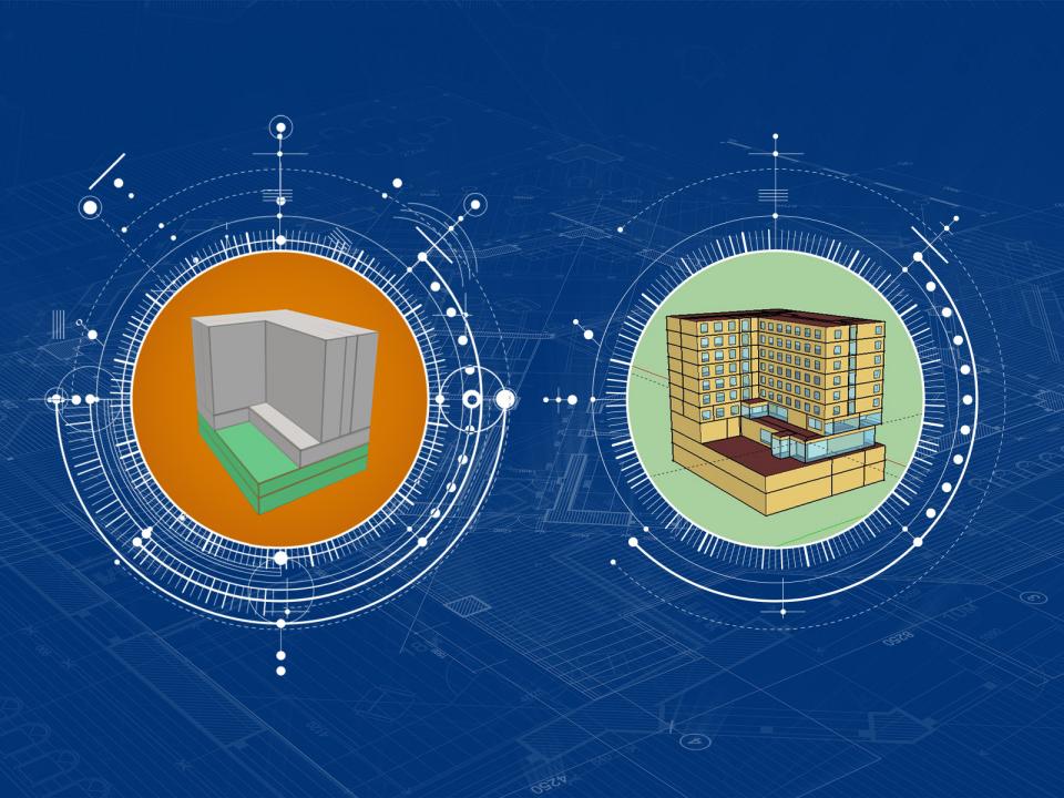 Side-by-side comparison between system versus whole-building energy performance models