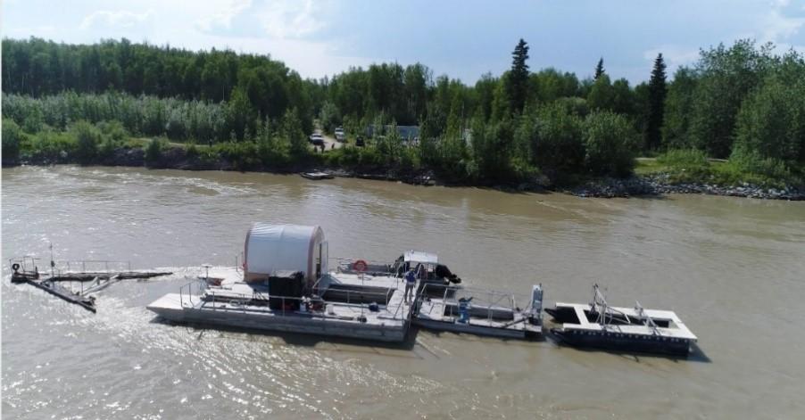 Triton Field Trials at the Tanana River Test Site. 