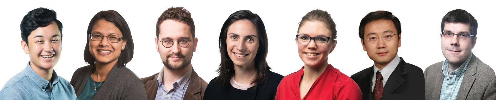 Ribbon of seven researchers