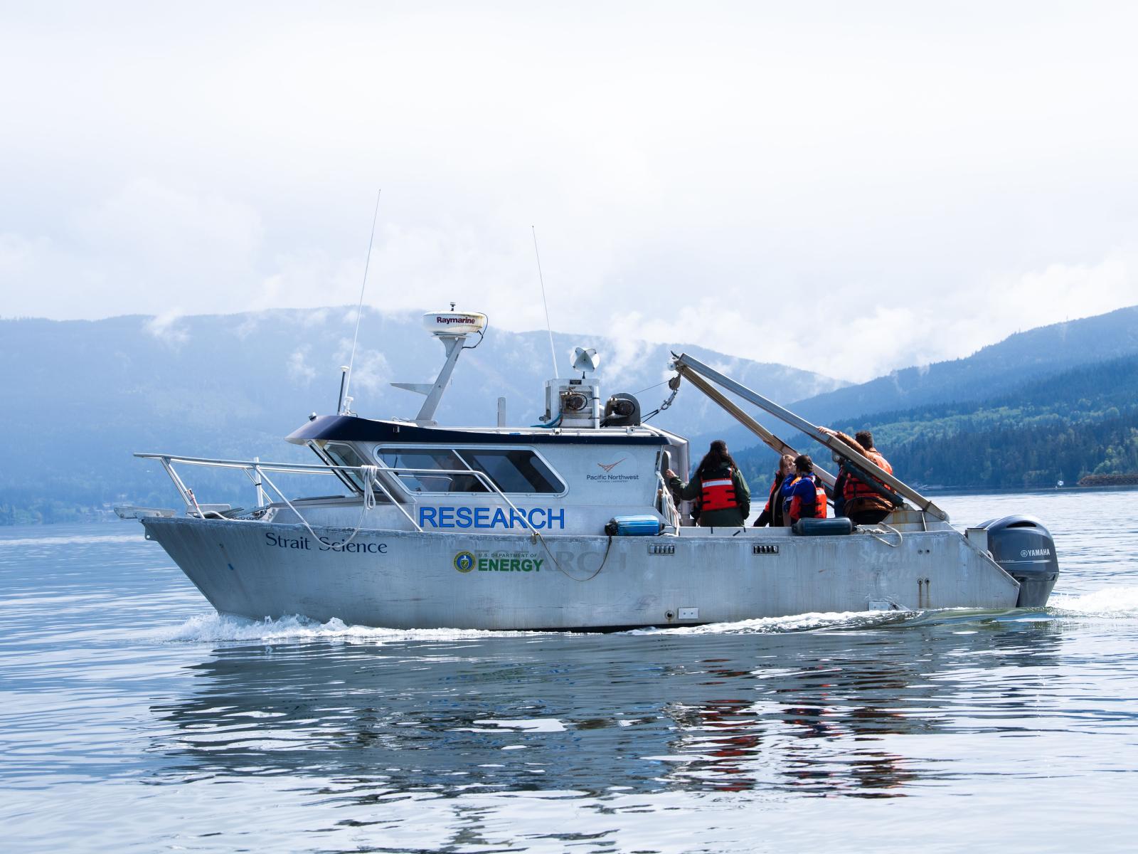 Boat in Sequim Bay