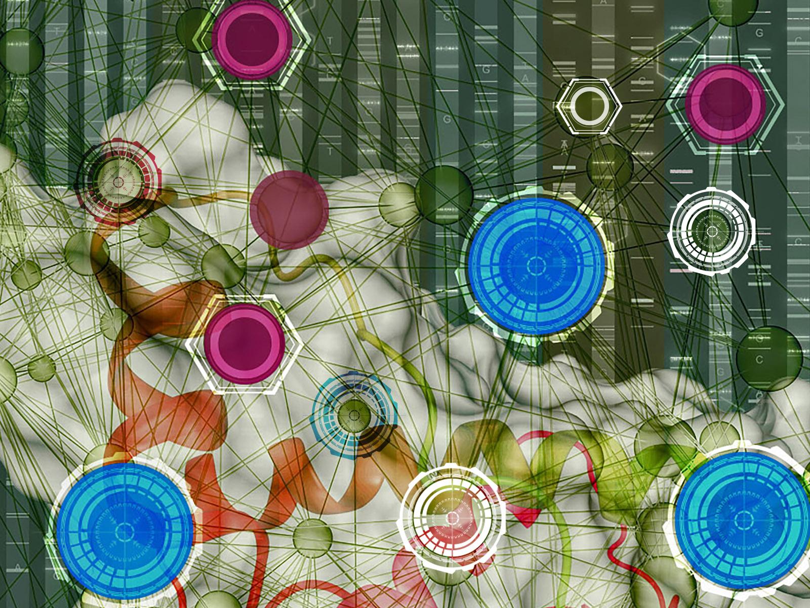 Illustration of biomolecules