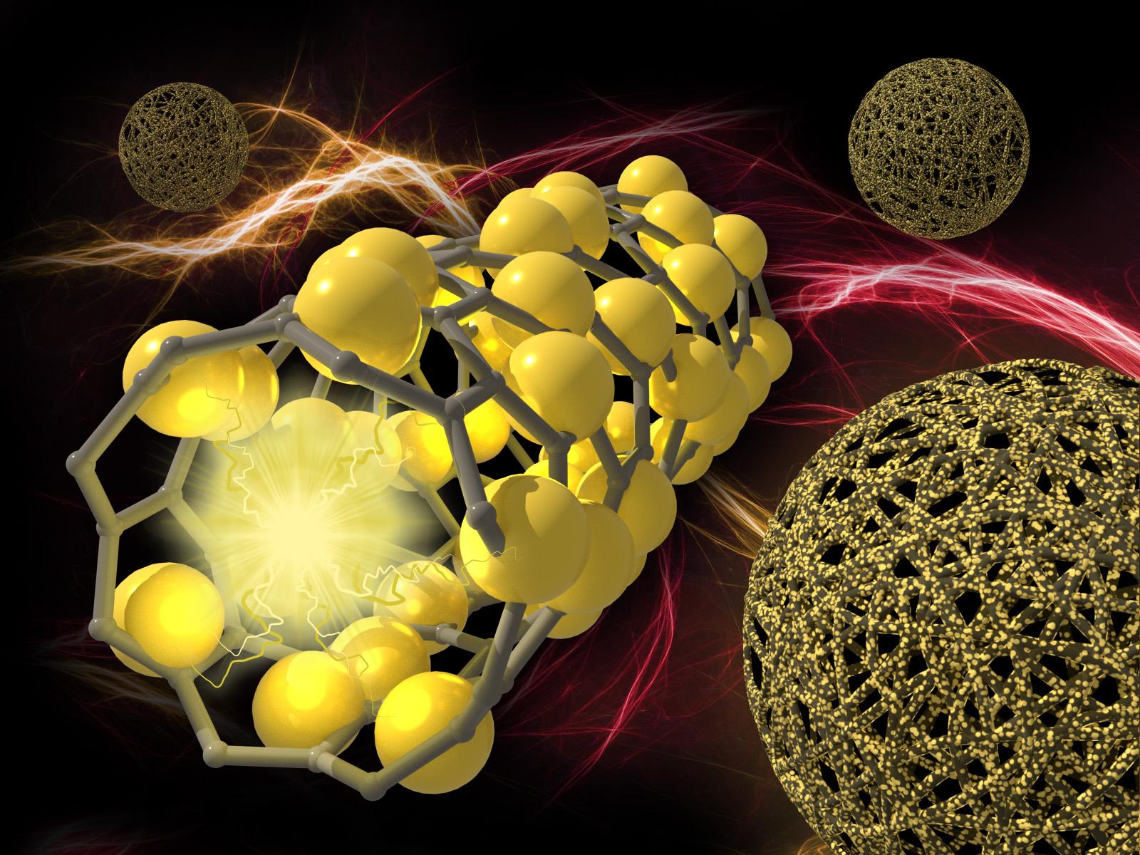 Silicon microstructure illustration