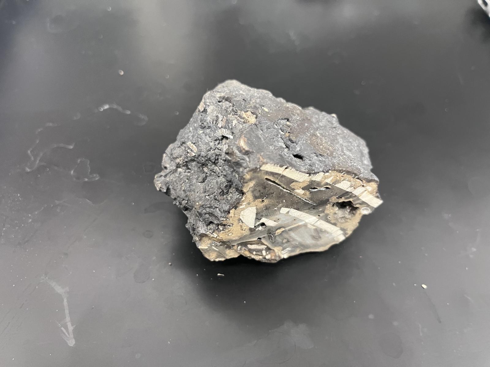 Photograph of a manganese-containing nodule