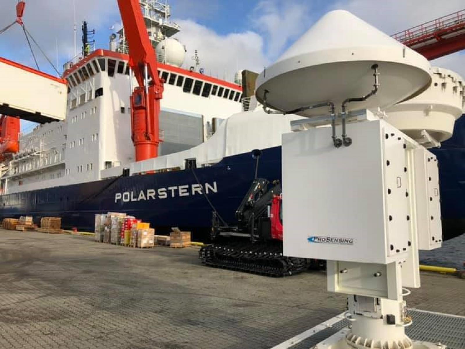 ARM Radar Equipment Before Installation on the R/V Polarstern