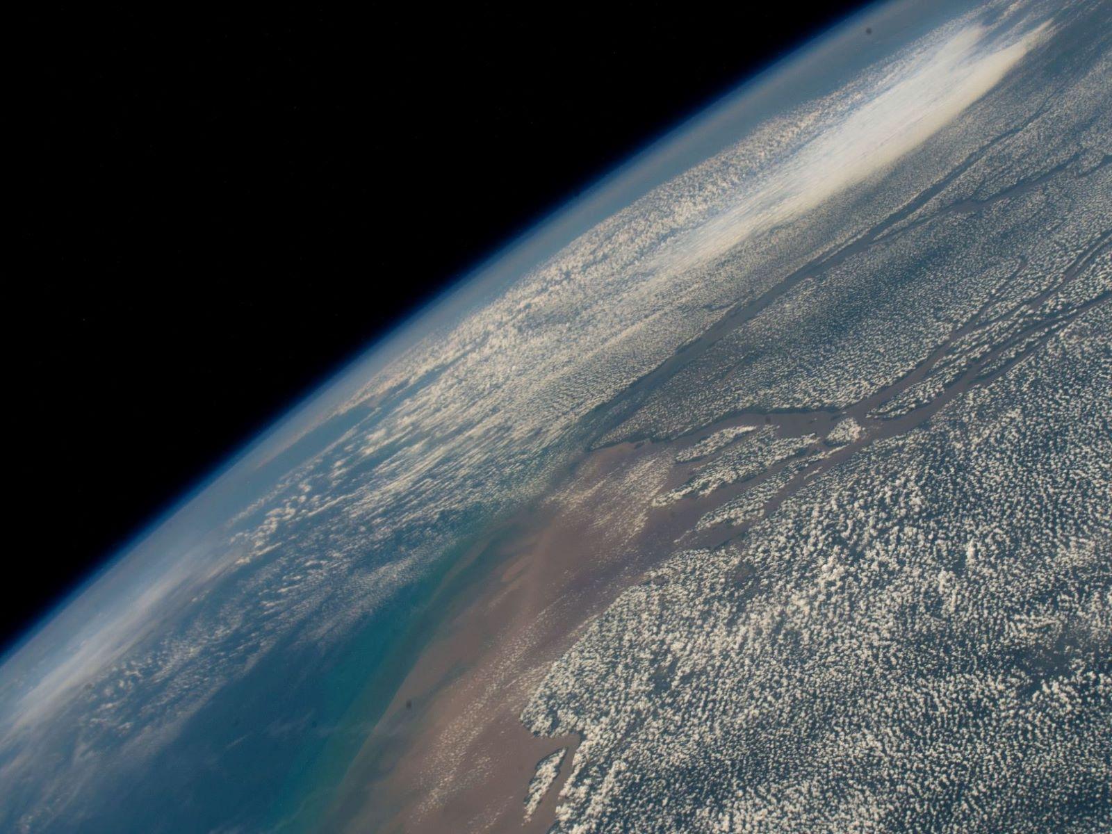 Image of the Amazon river from space