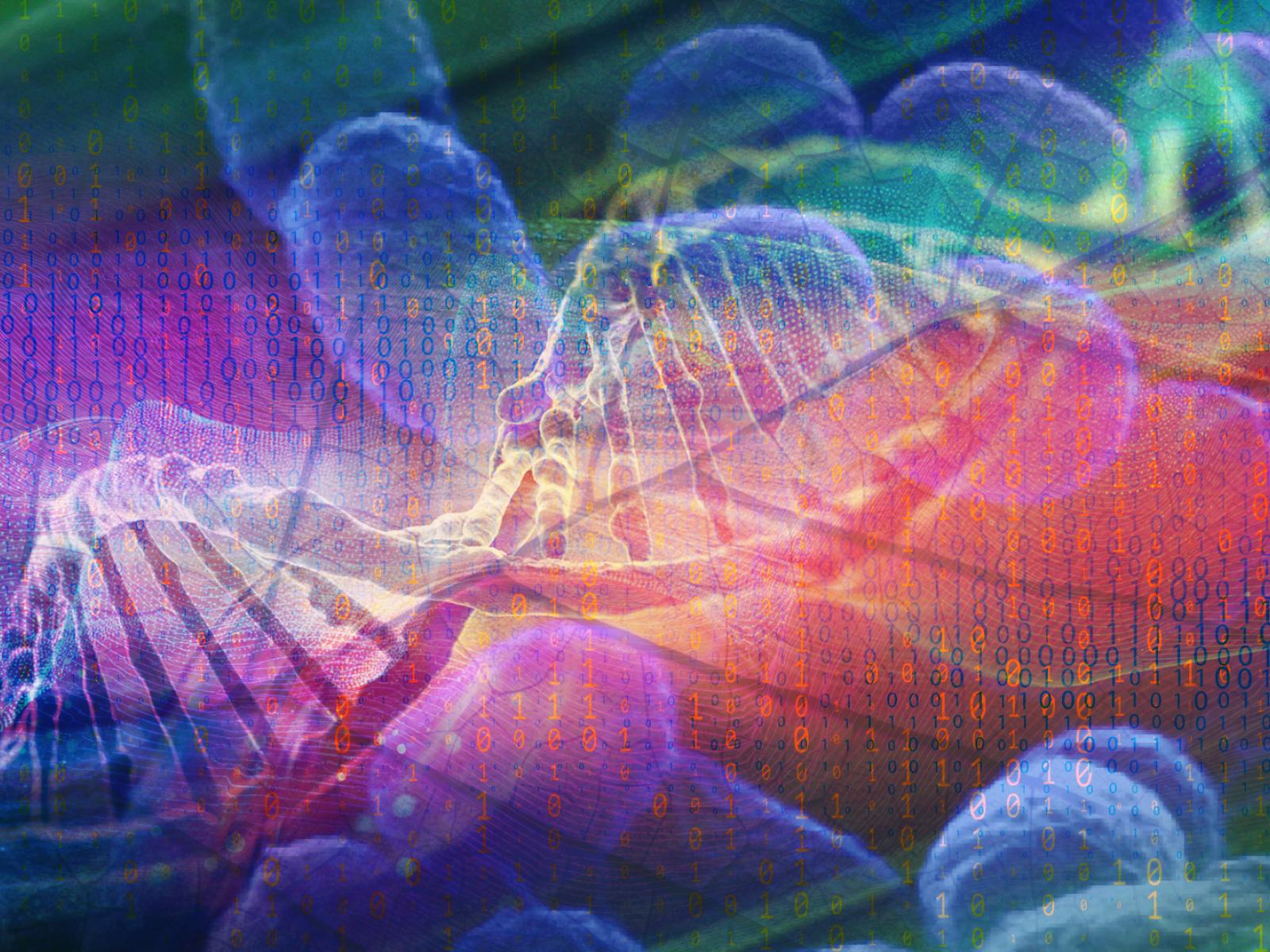 Composite image of various biological images