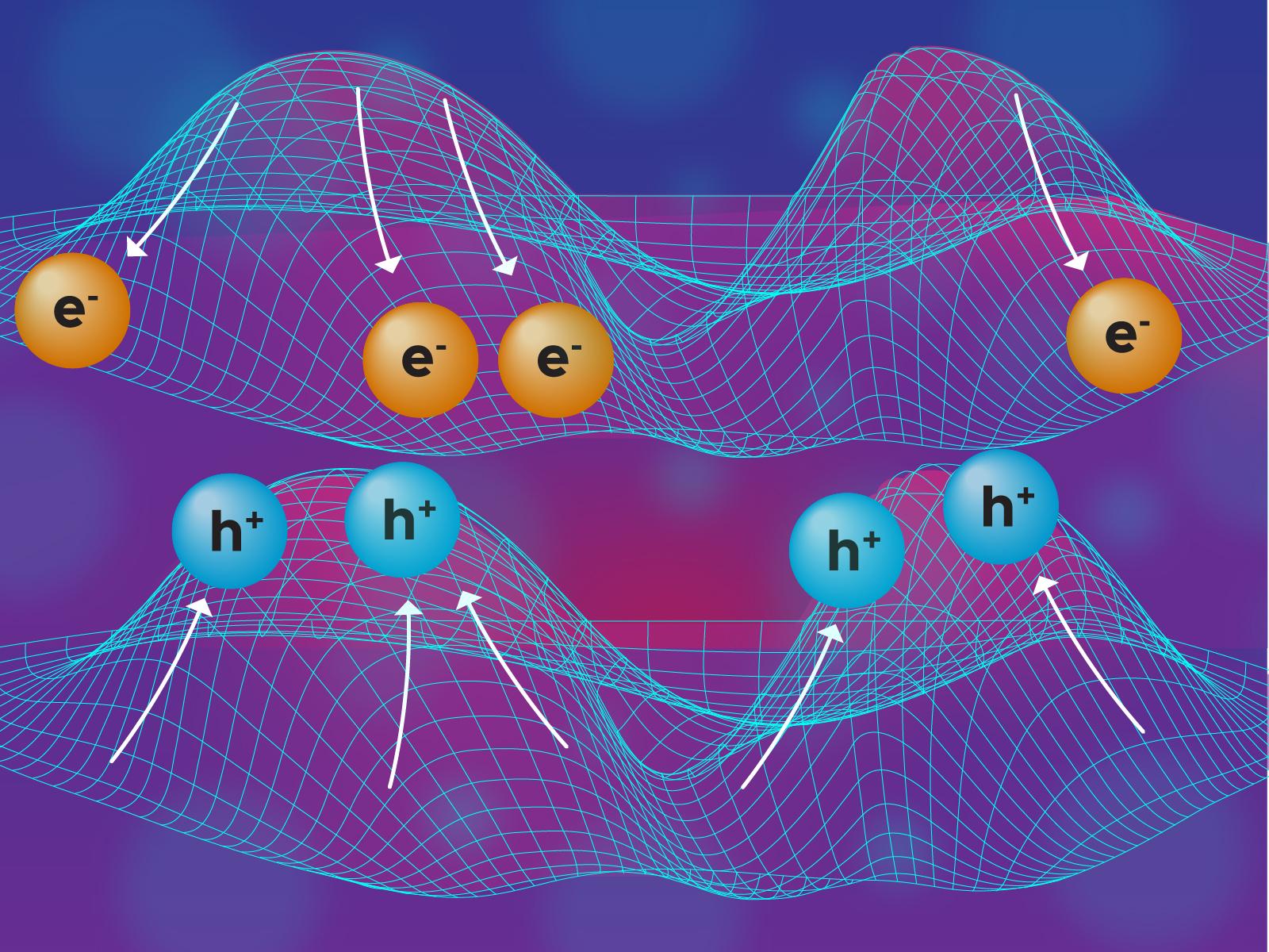 Atomic gradient structure of TiO2