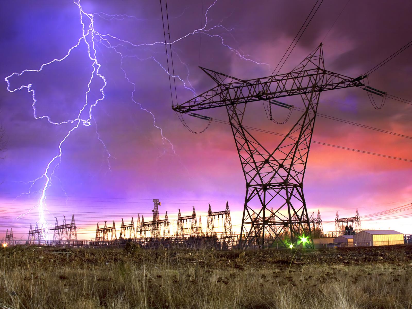 Power Lines and Lightning