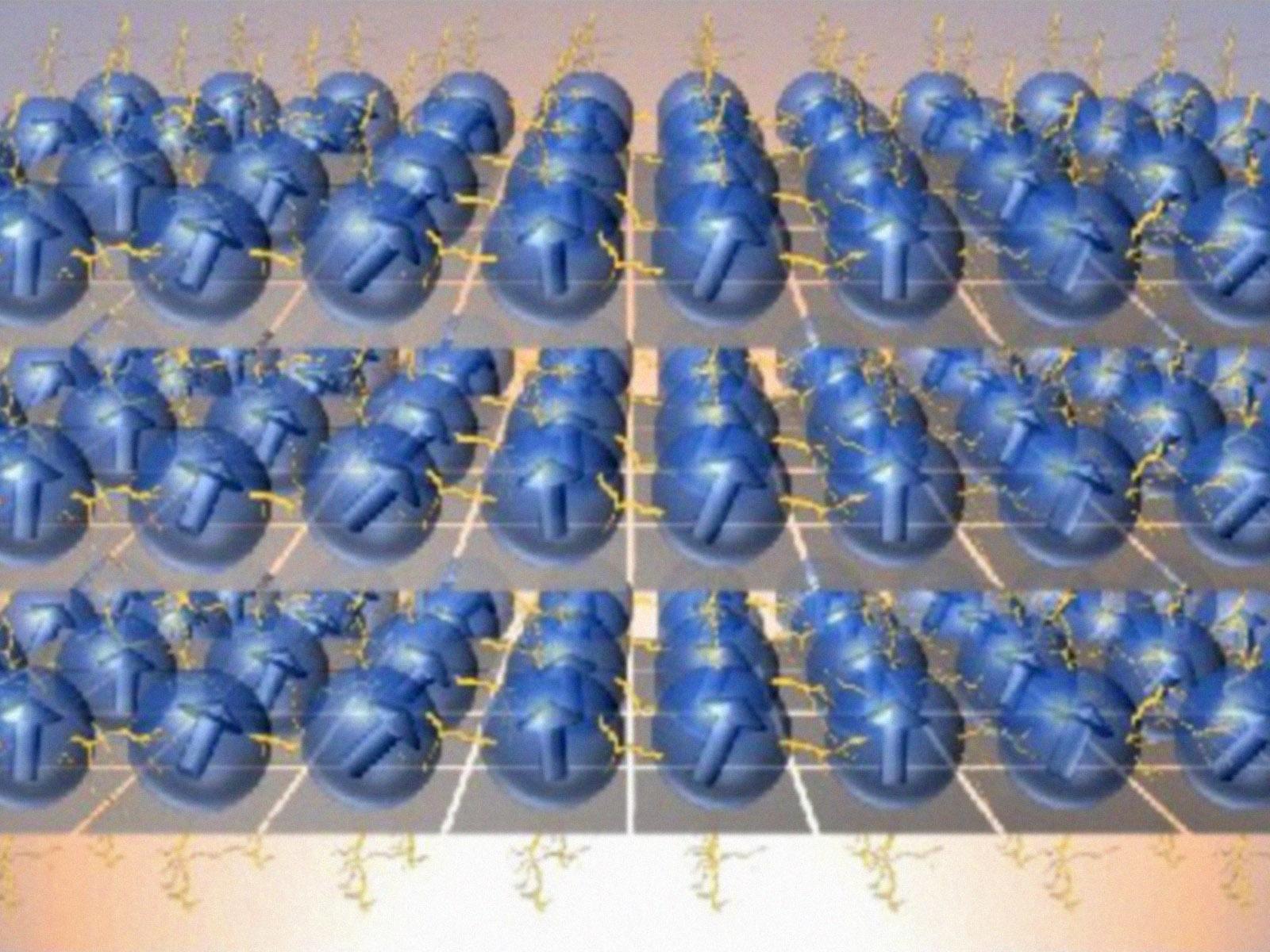 Scalable qubit array