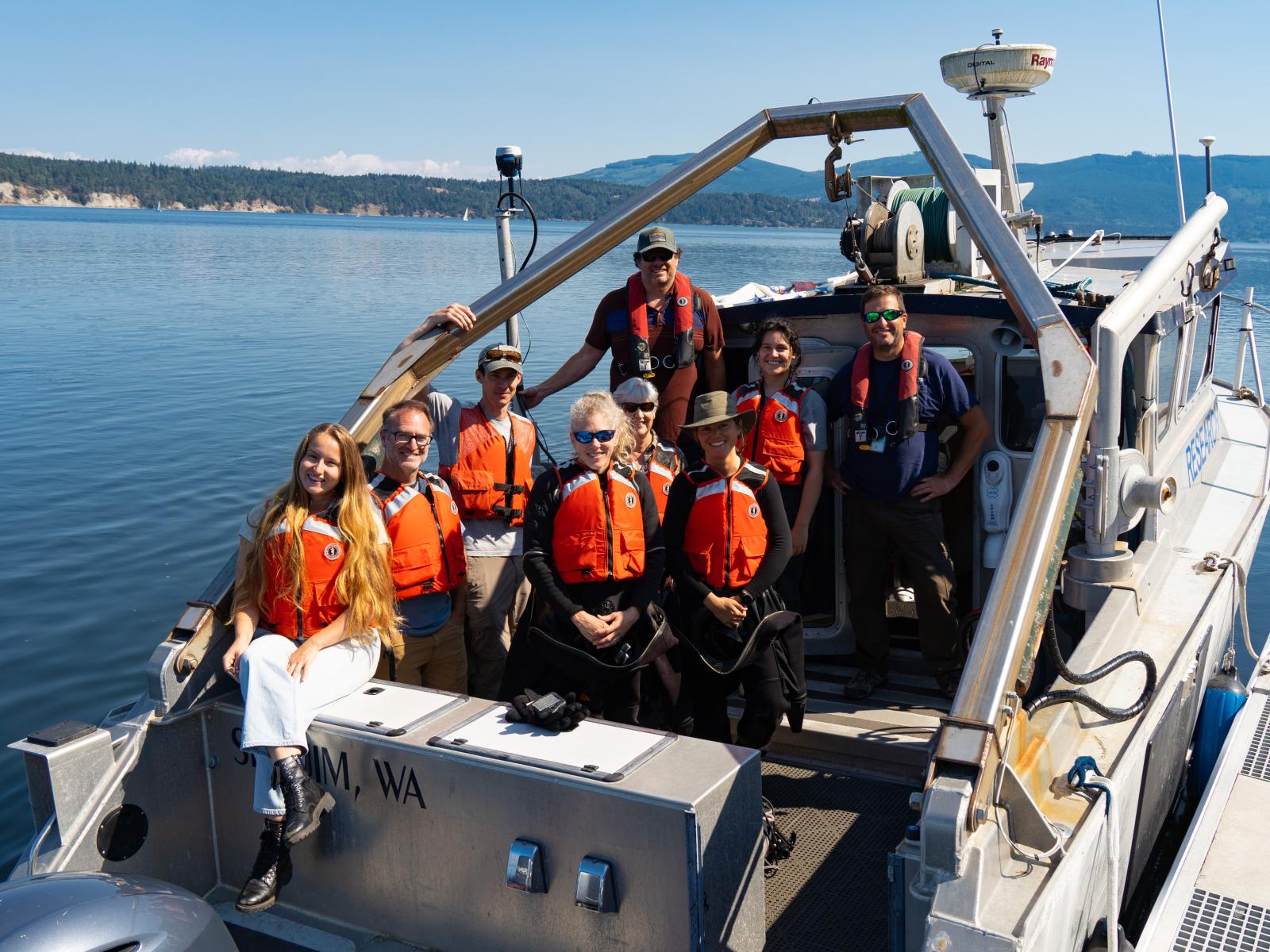 The PNNL research team supporting SERDP-ESTCP projects at PNNL Sequim campus.