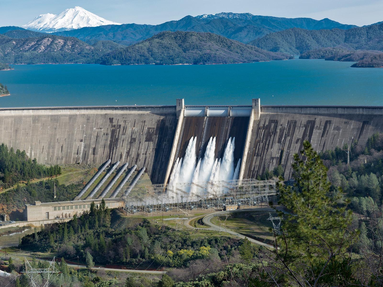 The Mt. Shasta Dam and Reservoir