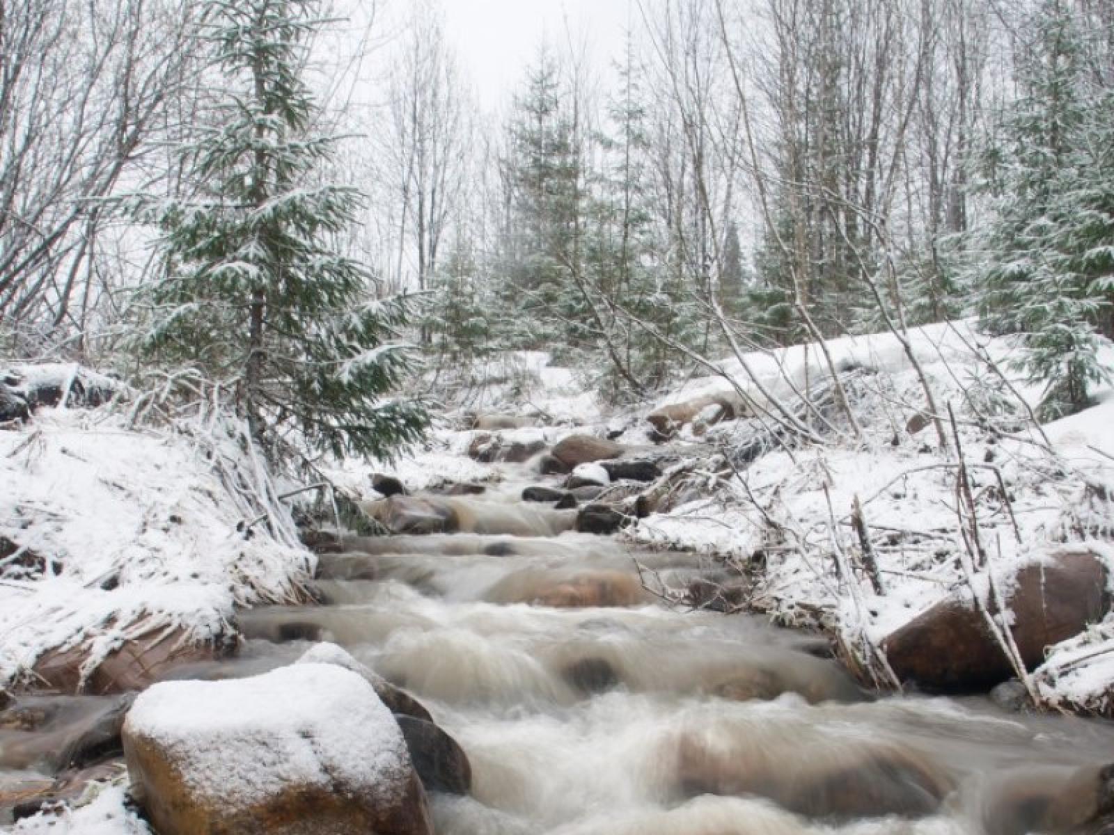 Snow melt and erosion