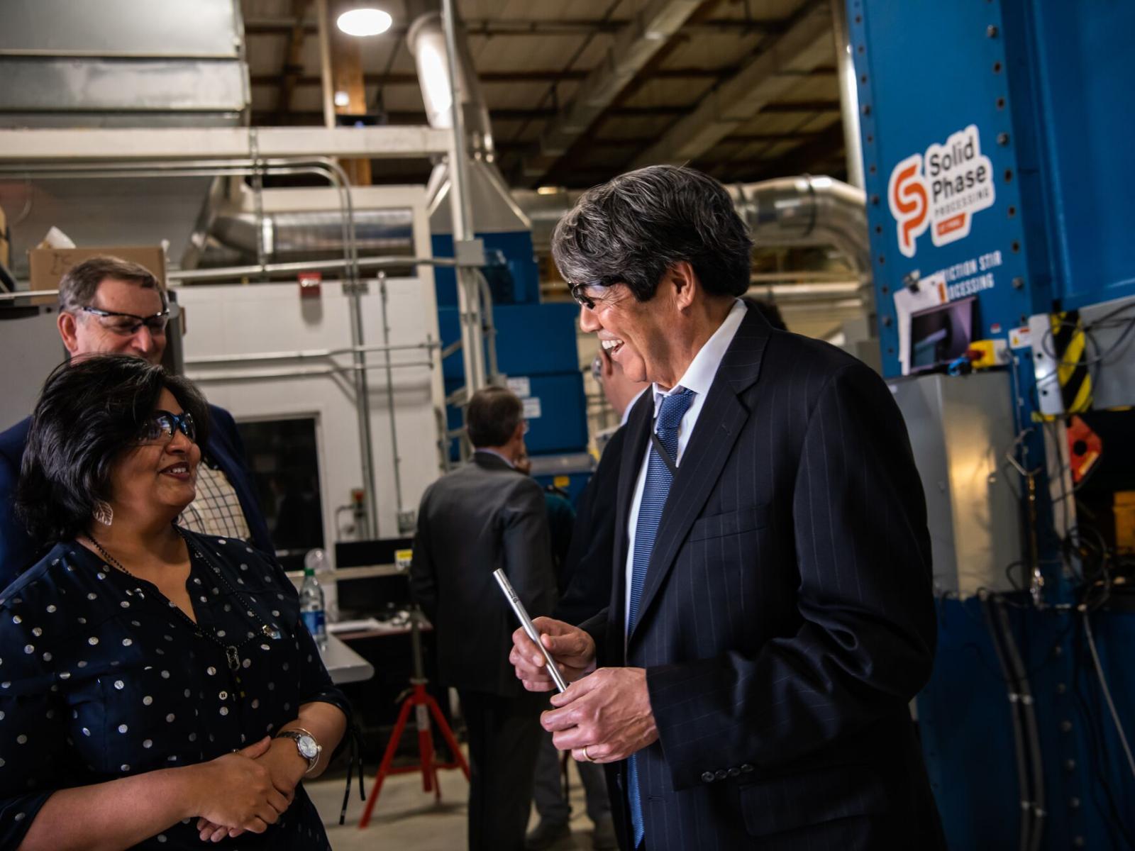 Gene Rodrigues visits PNNL
