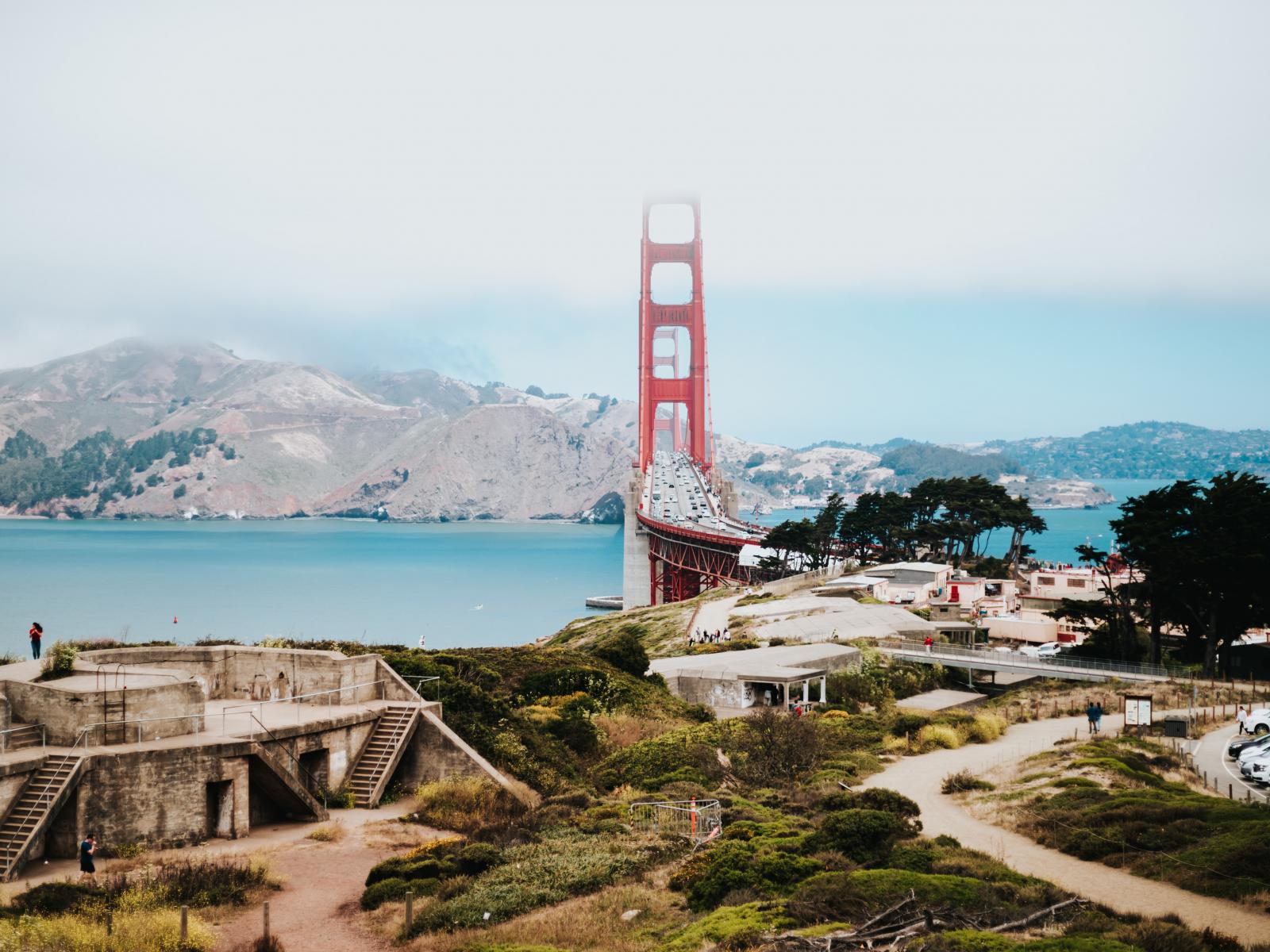 golden gate bridge fog