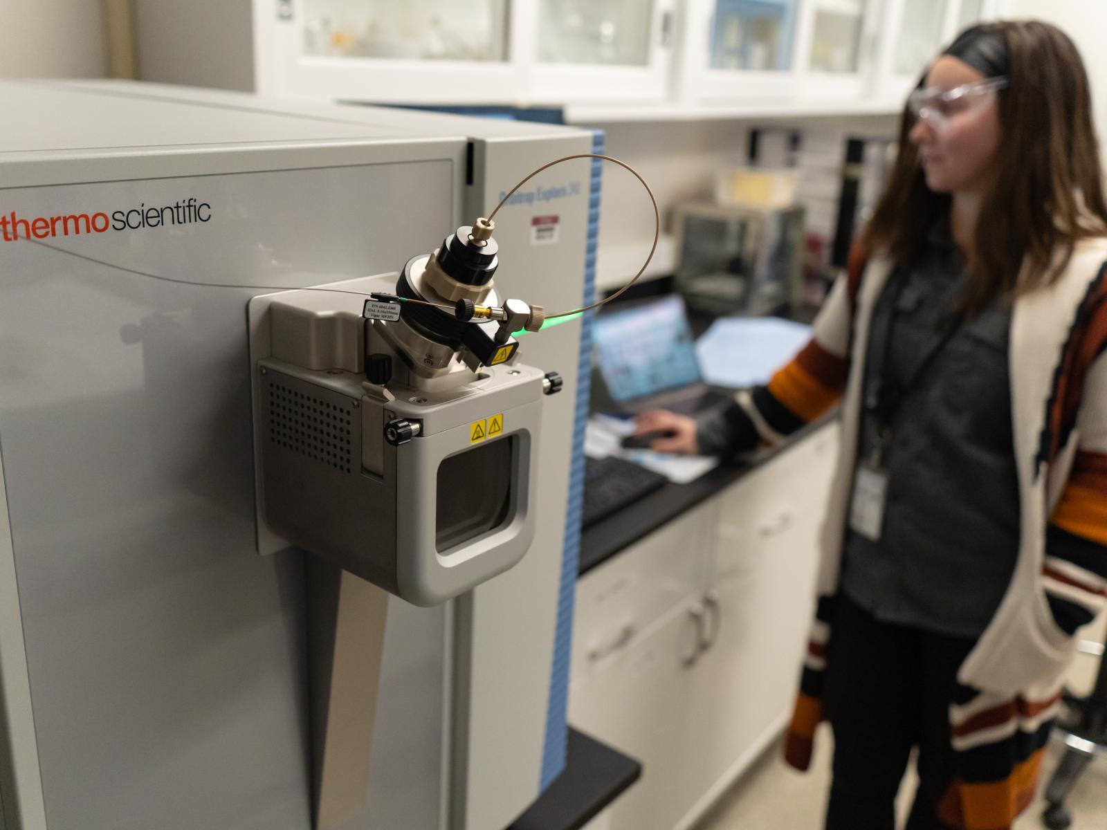 Analytical laboratory equipment.