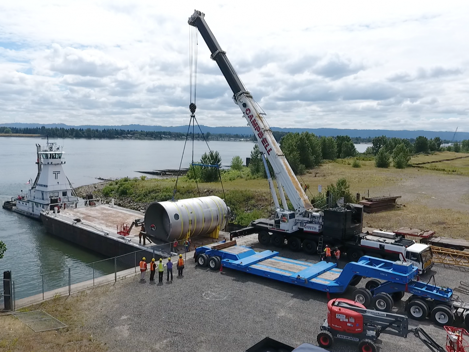 65-ton stainless steel vessel