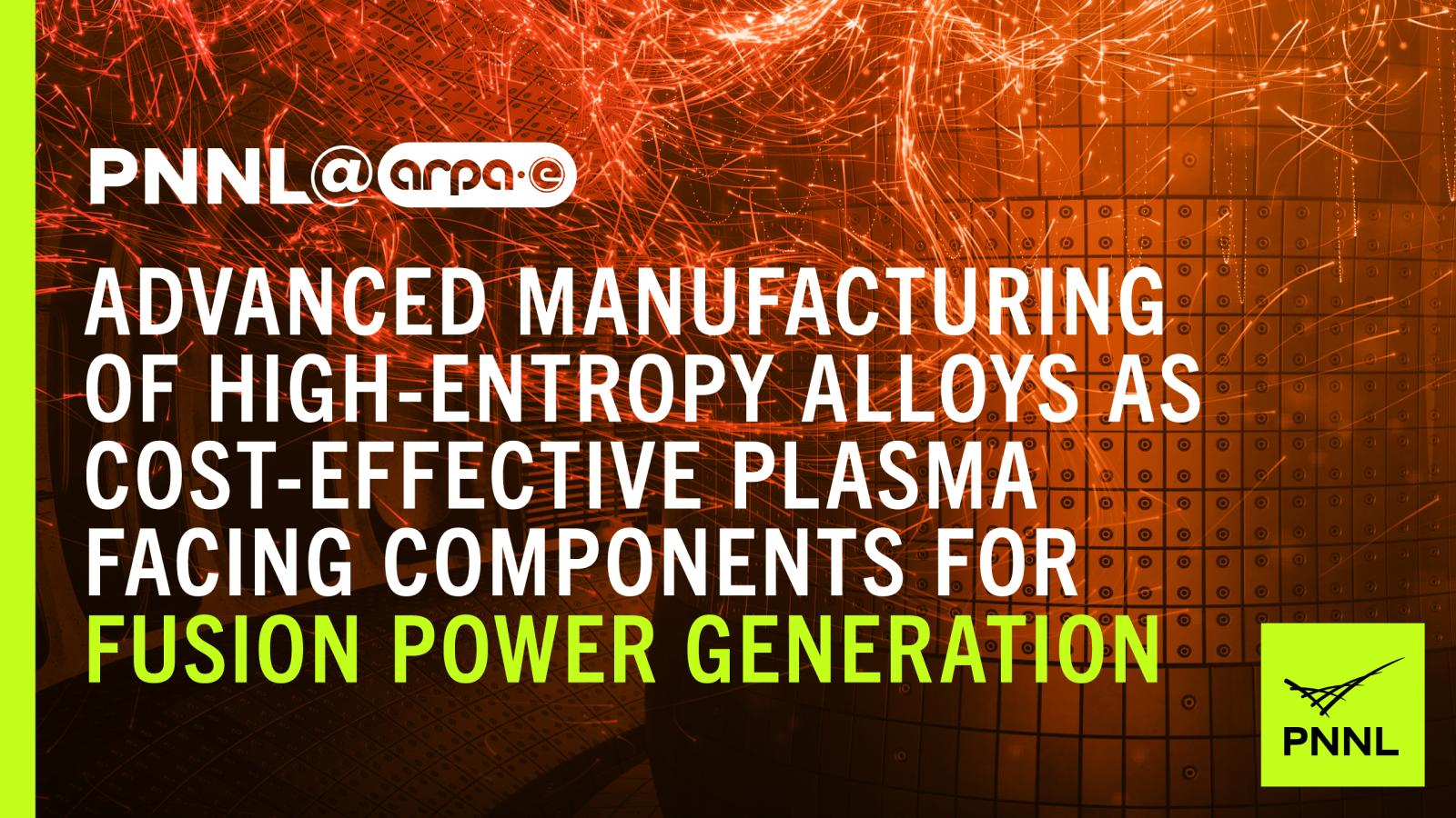 ARPA-E Advanced Manufacturing High-Entropy Alloys project image