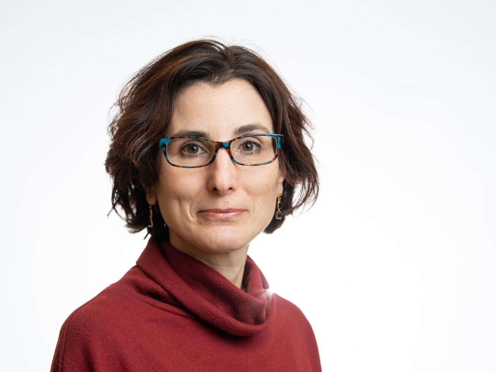 Portrait of Viviana Gervasio with white background