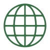 An icon of a globe