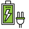Next-Generation Energy Storage Icon