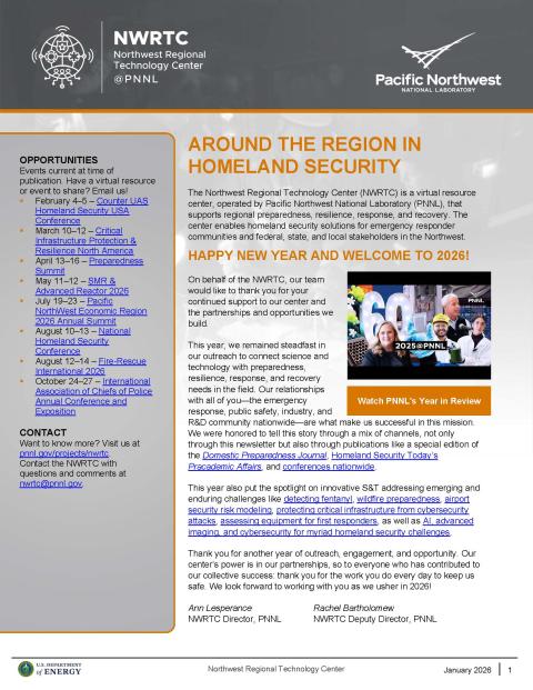 NWRTC newsletter cover (January 2026)