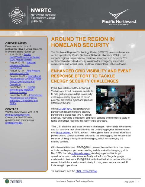 NWRTC newsletter cover (July 2026)