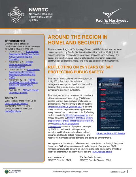 NWRTC newsletter cover (September 2026)