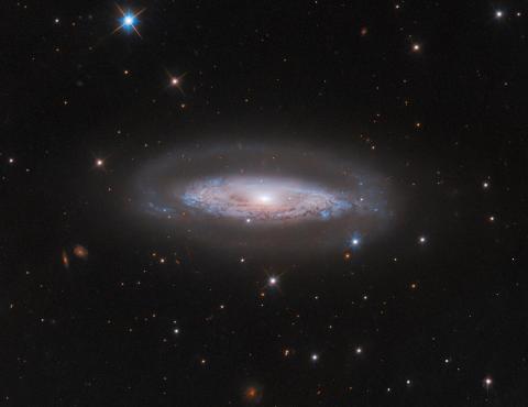 Photo of a galaxy from space