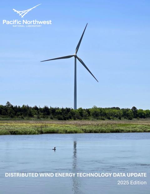 Cover of the Distributed Wind Market Report 2025 Edition