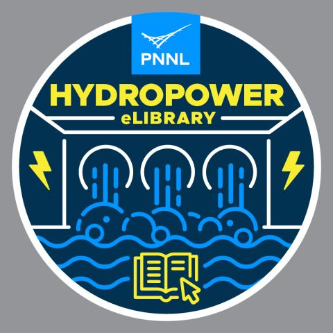 design of a hydropower dam with a book coming out of it