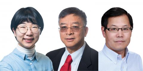 Ribbon of Three Researchers