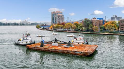 Roosevelt Island Tidal Energy Demonstration project.