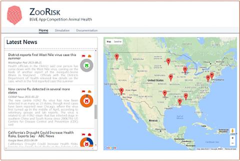 Image of ZooRisk dashboard