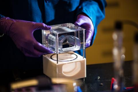 PNNL researchers explore and develop the chemistry and technology of catalyzed processes that could enable recycled and renewable carbon to take the place of traditional fossil fuels used to produce energy and chemicals. Scientists in the new facility being built at PNNL will use a multidisciplinary approach and new, state-of-the-art instruments to solve these challenges.