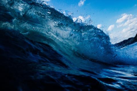 Powerful waves.