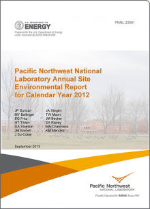 PNNL Environmental Report for Calendar Year 2012