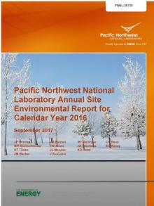 PNNL Environmental Report for Calendar Year 2016