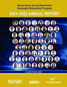 NNSA Graduate Fellowship Program 2022 annual report cover