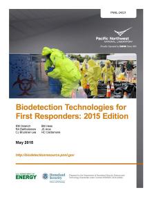 Report cover for the biodetection guide