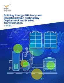 Image of flyer describing PNNL's efforts in technology deployment and market transformation