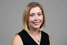 Emily Nienhuis holds a PhD in materials science and leads the IDREAM EFRC Early Career Network
