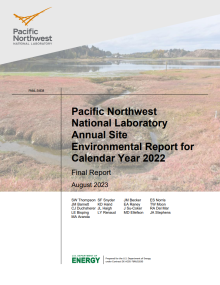 Cover of PNNL Environmental Report for Calendar Year 2022