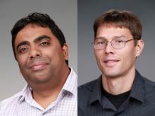 Headshots of Arun Sathanur and Nathan Tallent