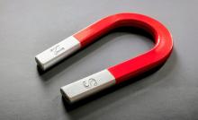 Image of a horseshoe magnet
