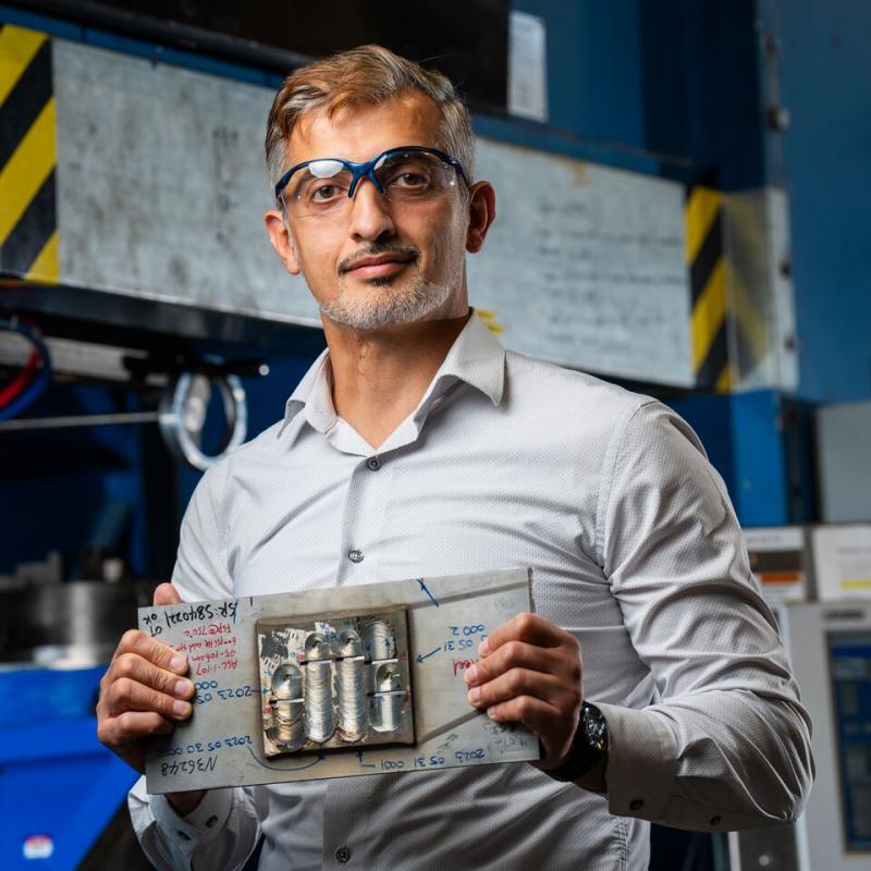 Osman El Atwani, materials scientist at Pacific Northwest National Laboratory