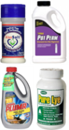 Image of an assortment of household cleaners
