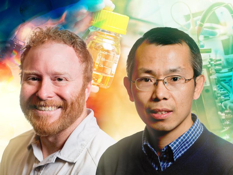 PNNL scientists Dave Heldebrant and Yuyan Shao were elected to positions in the American Chemical Society